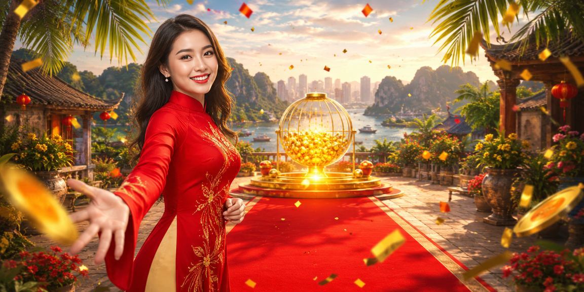 Cô gái áo dài tại Ninh Bình xem thông tin xổ số và cá cược trực tuyến